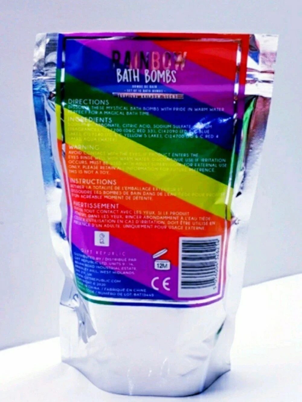 Rainbow Bath Bombs- Tropical Rainbow Scent